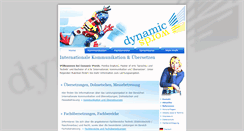 Desktop Screenshot of dynamic-words.de