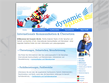 Tablet Screenshot of dynamic-words.de